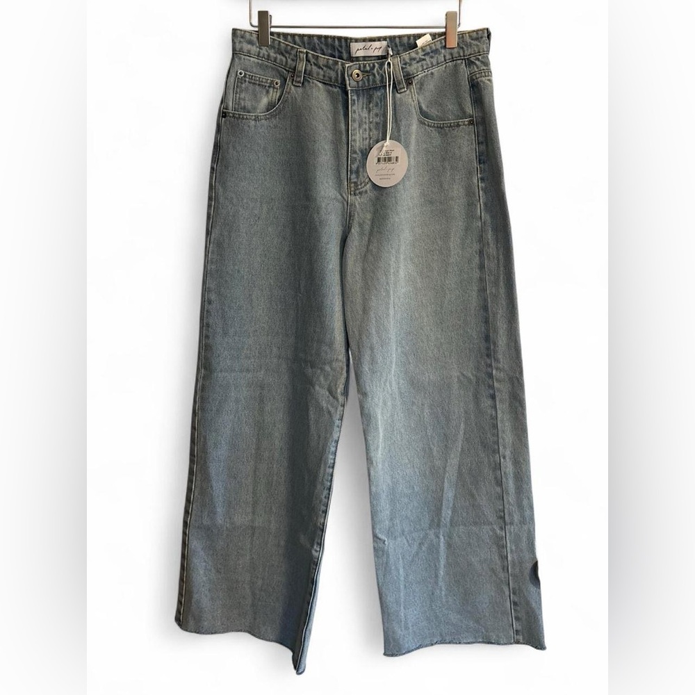 NWT Petal & Pup Wide-Leg Jeans